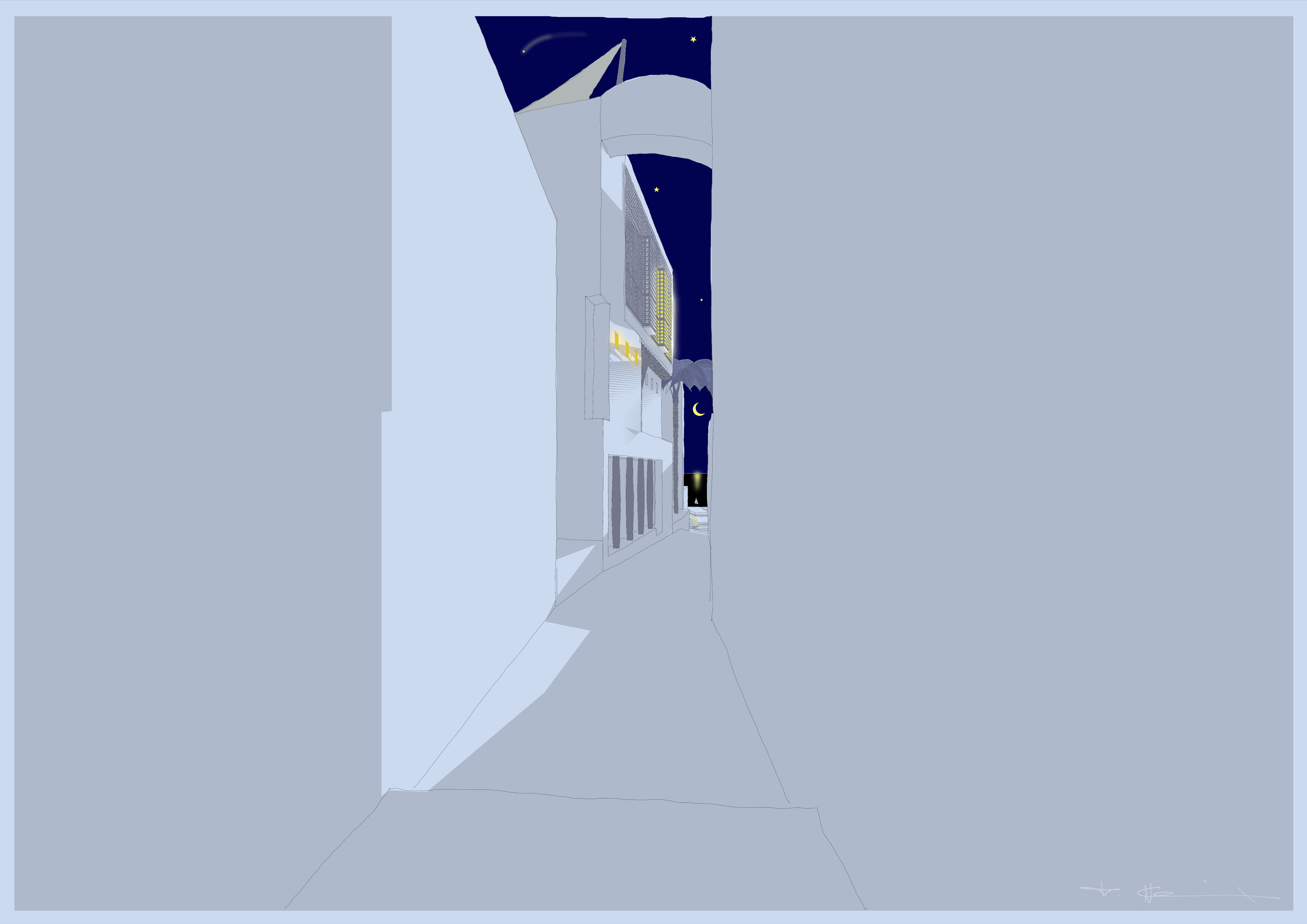 16_perspective_craftsman_house_night